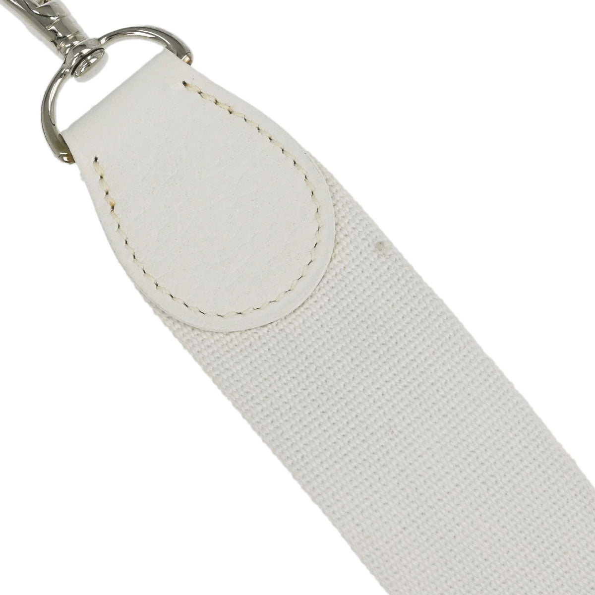 Hermes White Taurillon Clemence Evelyne 1 29 PM Shoulder Bag