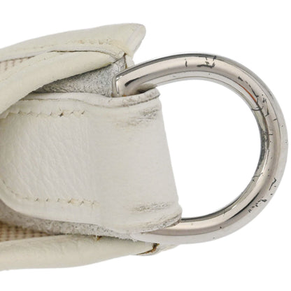 Hermes White Taurillon Clemence Evelyne 1 29 PM Shoulder Bag