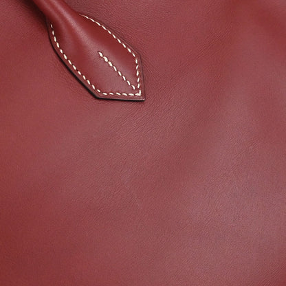 Hermes Rouge H Chamonix Birkin 35 Handbag