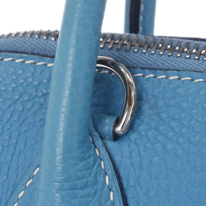 Hermes Blue Jean Taurillon Clemence Bolide 31 2way Shoulder Handbag