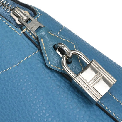 Hermes Blue Jean Taurillon Clemence Bolide 31 2way Shoulder Handbag