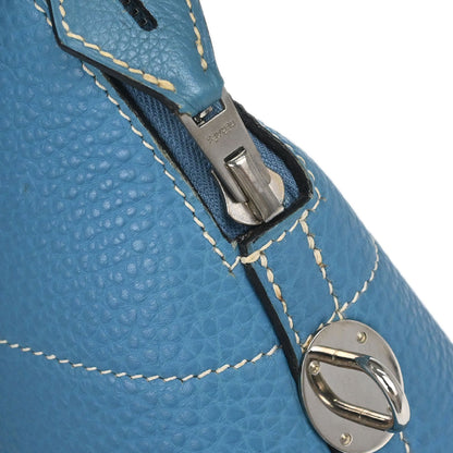 Hermes Blue Jean Taurillon Clemence Bolide 31 2way Shoulder Handbag