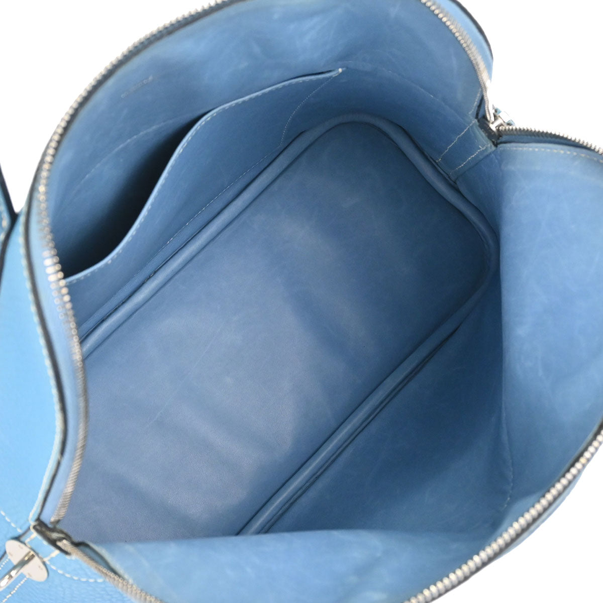 Hermes Blue Jean Taurillon Clemence Bolide 31 2way Shoulder Handbag