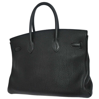 Hermes Black Togo Birkin 35 Handbag