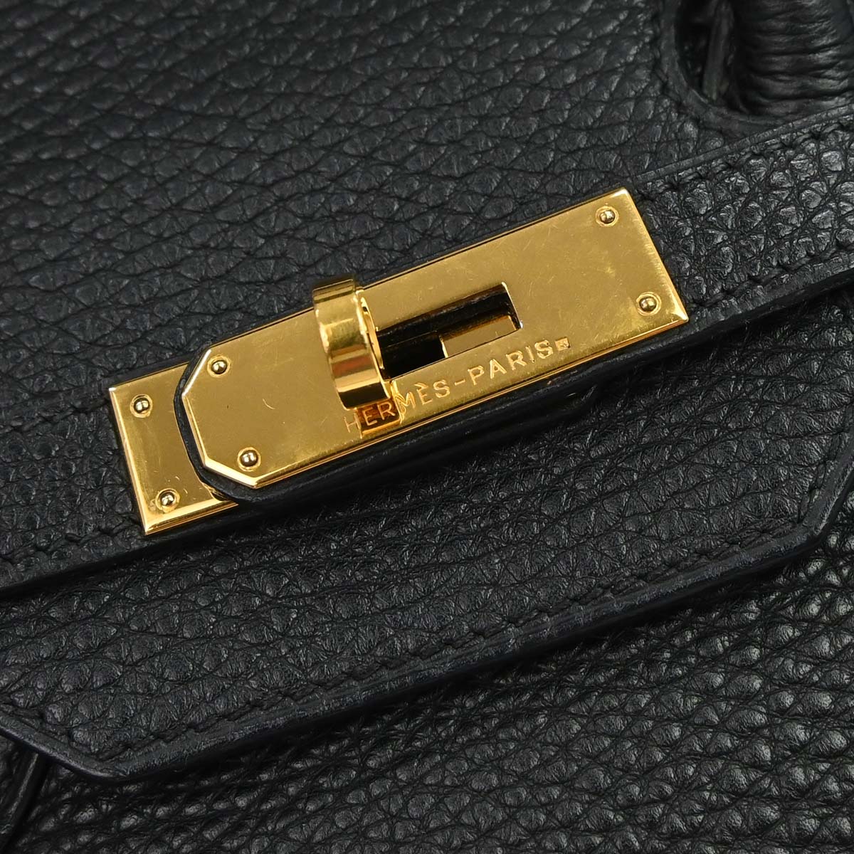 Hermes Black Togo Birkin 35 Handbag