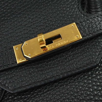 Hermes Black Togo Birkin 35 Handbag