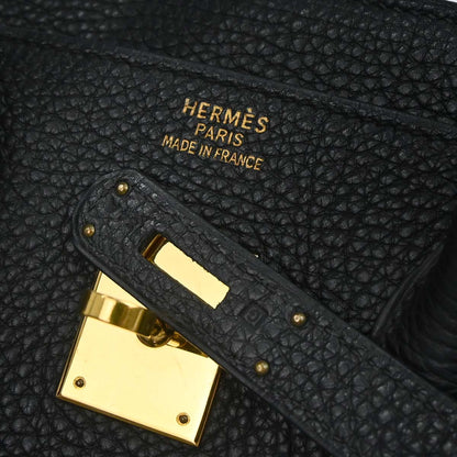 Hermes Black Togo Birkin 35 Handbag