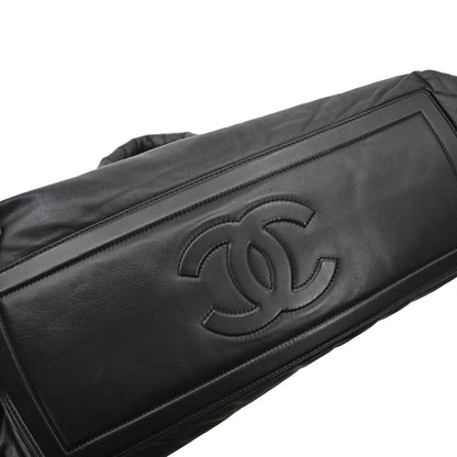 Chanel Black Lambskin Coco Cocoon Tote Handbag