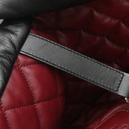 Chanel Black Lambskin Coco Cocoon Tote Handbag