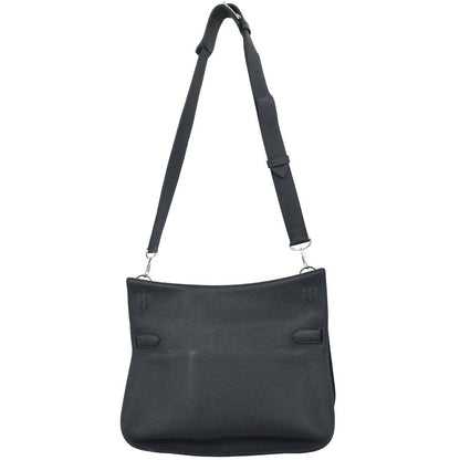 Hermes Blue Indigo Taurillon Clemence Jypsiere 37 Shoulder Bag