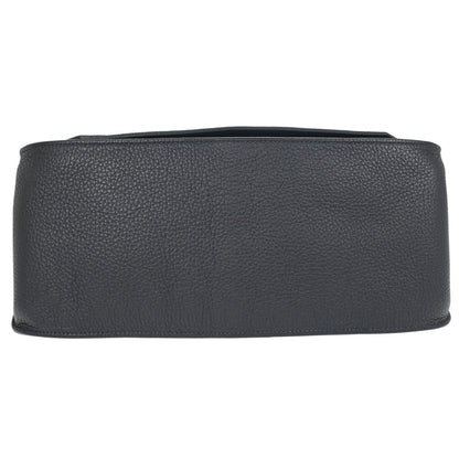 Hermes Blue Indigo Taurillon Clemence Jypsiere 37 Shoulder Bag