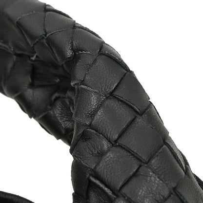 Bottega Veneta Black Lambskin Intrecciato Hobo Handbag