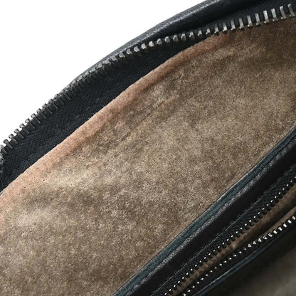 Bottega Veneta Black Lambskin Intrecciato Hobo Handbag