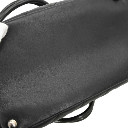 Chanel 2003-2004 Black Calfskin Cambon Ligne Tote Handbag