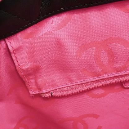 Chanel 2003-2004 Black Calfskin Cambon Ligne Tote Handbag