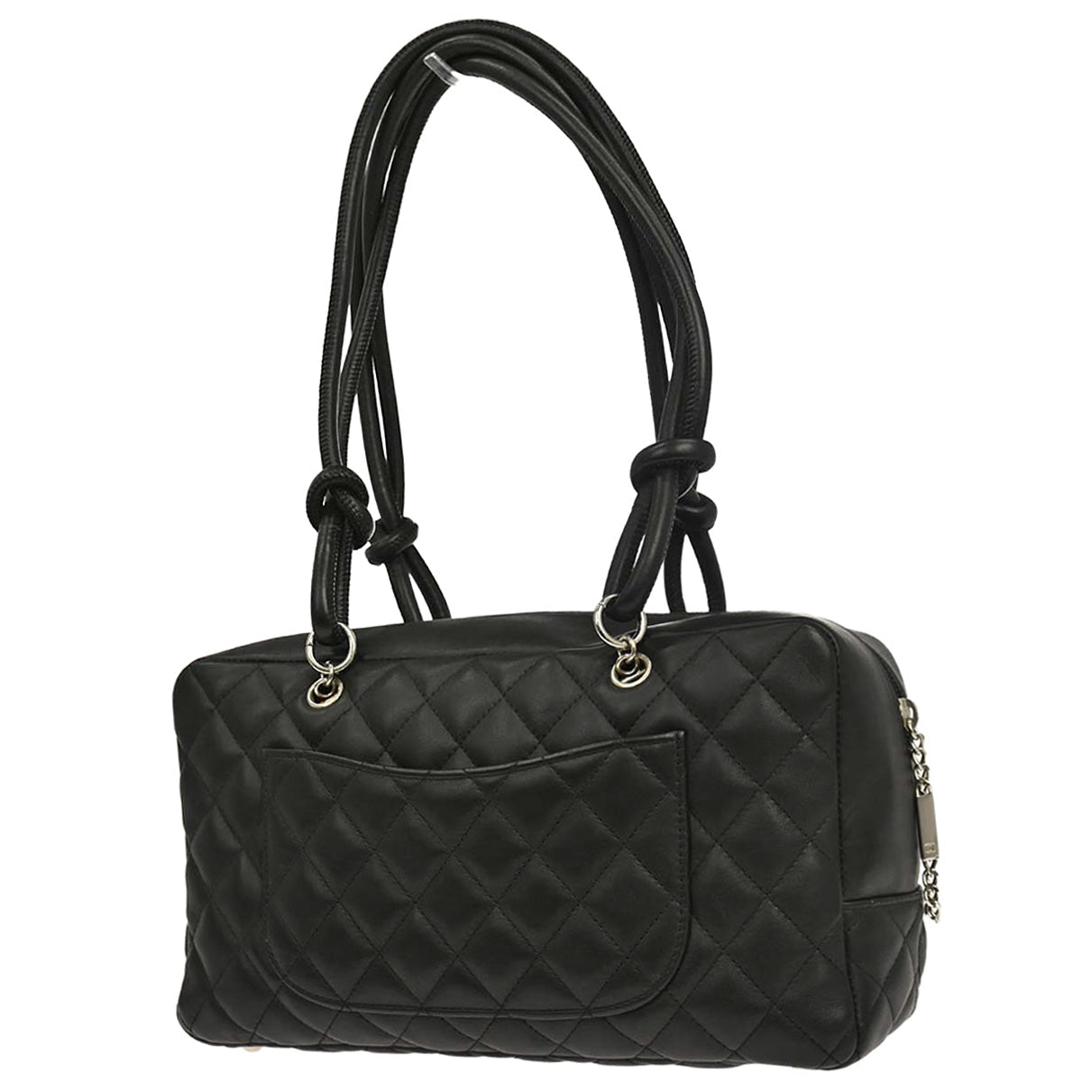 Chanel Black Calfskin Cambon Ligne Bowling Bag 27