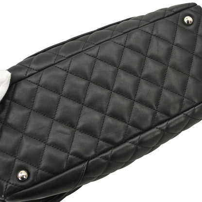 Chanel Black Calfskin Cambon Ligne Bowling Bag 27