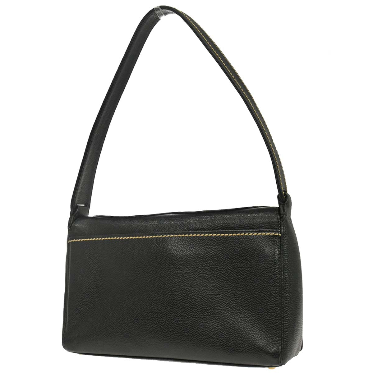 Chanel 2005-2006 Black Caviar Skin Wild Stitch Handbag