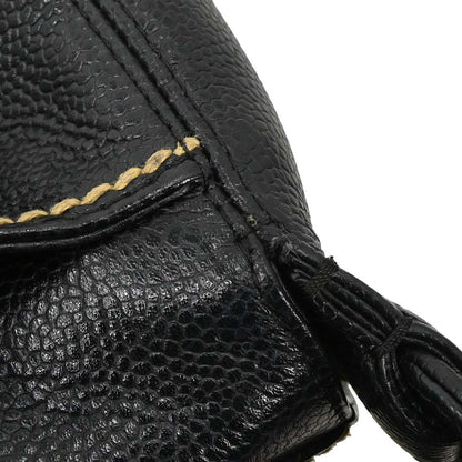 Chanel 2005-2006 Black Caviar Skin Wild Stitch Handbag