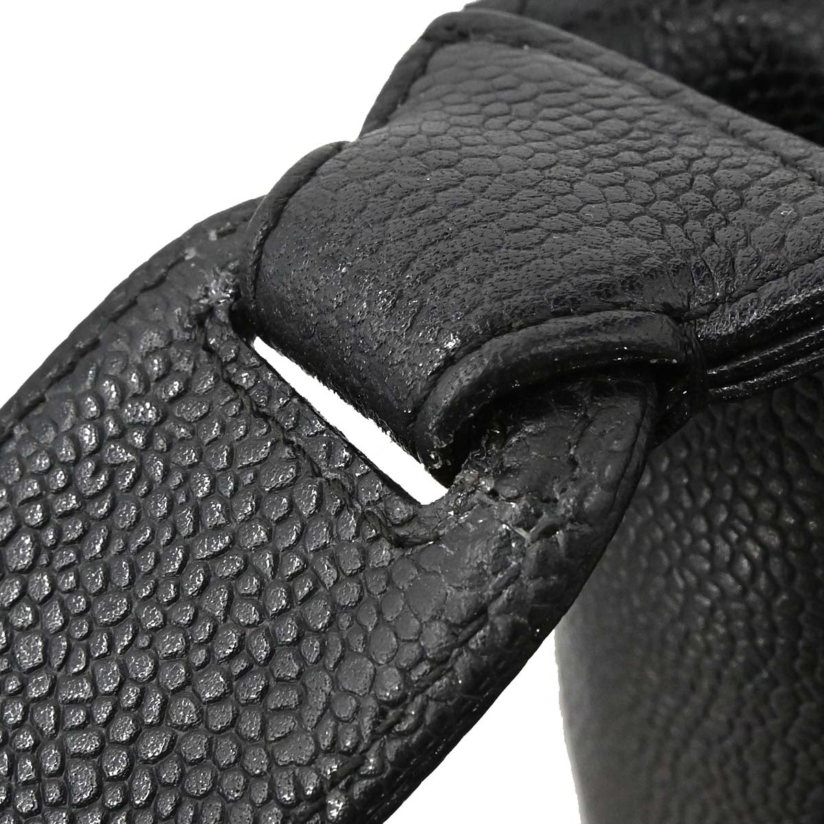 Chanel 2005-2006 Black Caviar Skin Wild Stitch Handbag