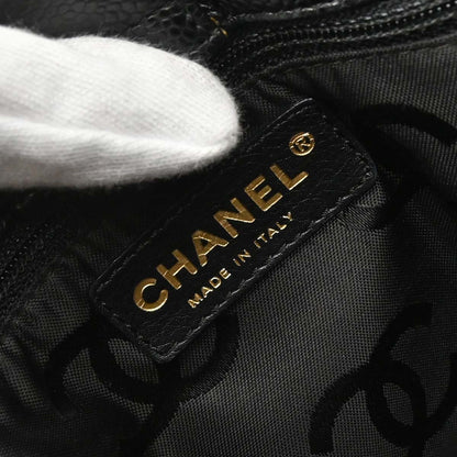 Chanel 2005-2006 Black Caviar Skin Wild Stitch Handbag