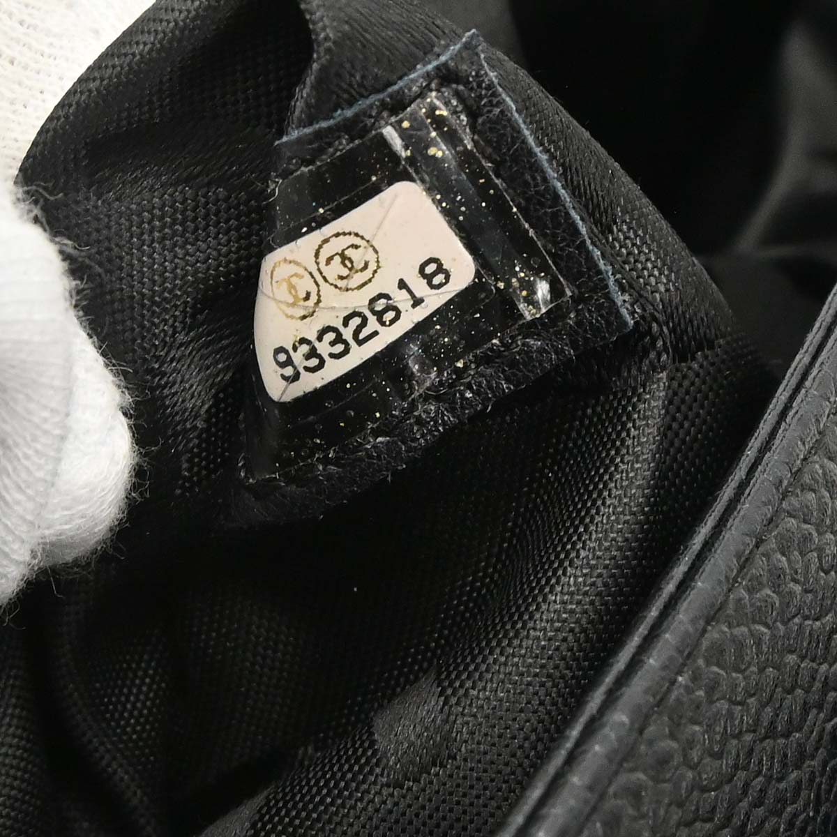 Chanel 2005-2006 Black Caviar Skin Wild Stitch Handbag