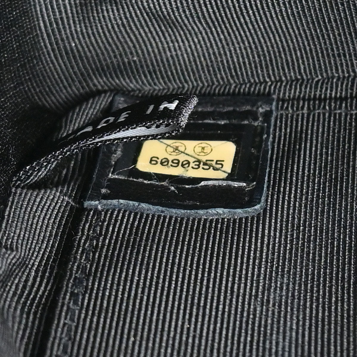 Chanel 2000-2001 Black Lambskin Handbag
