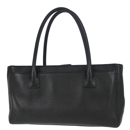 Chanel 2014 Black Deerskin Executive Cerf Tote Bag