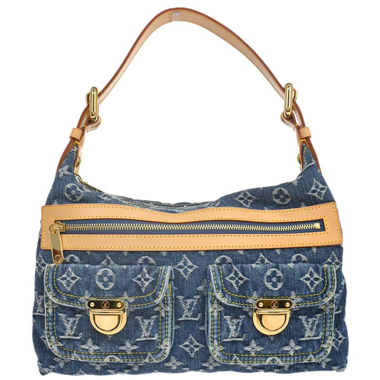 Louis Vuitton Blue Monogram Denim Baggy PM Shoulder Bag M95049