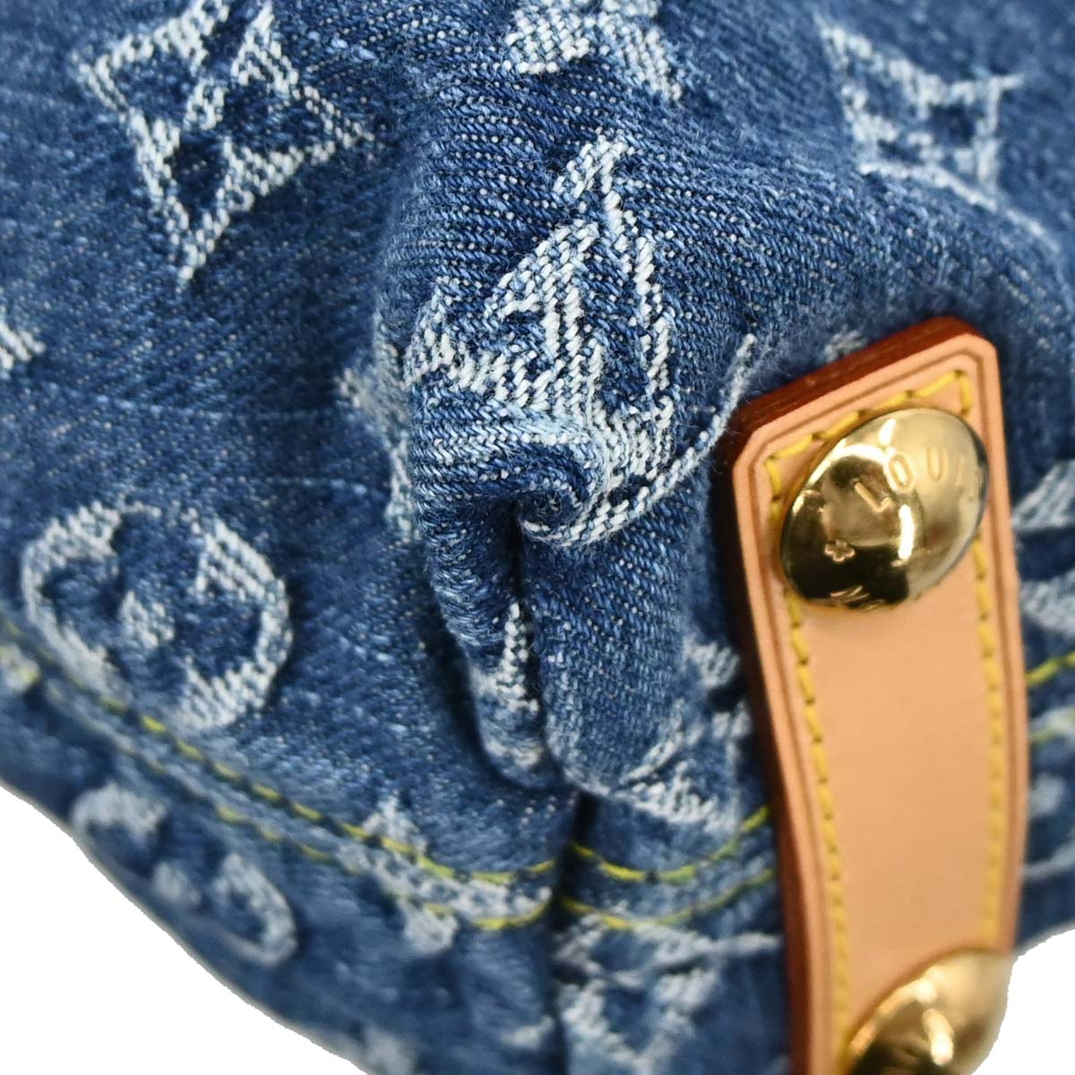 Louis Vuitton Blue Monogram Denim Baggy PM Shoulder Bag M95049