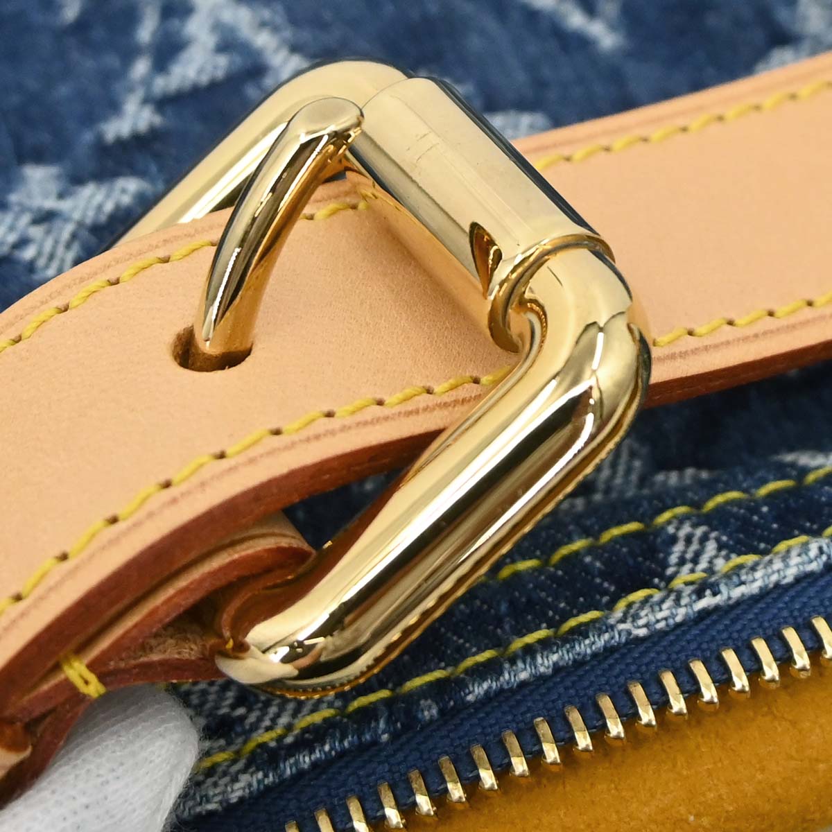 Louis Vuitton Blue Monogram Denim Baggy PM Shoulder Bag M95049
