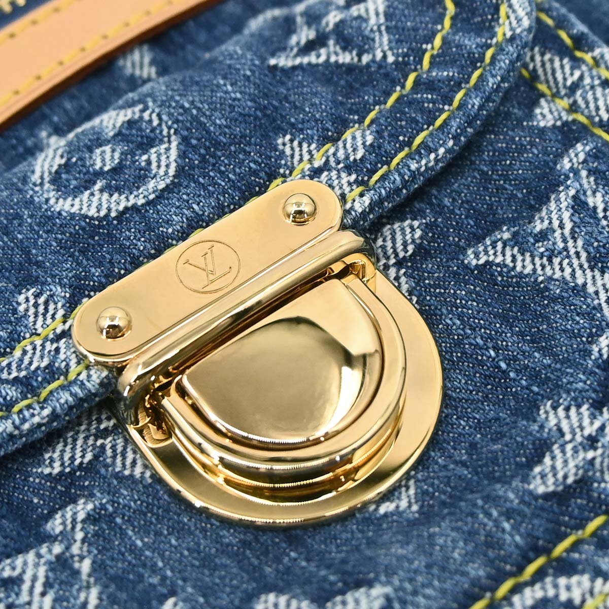 Louis Vuitton Blue Monogram Denim Baggy PM Shoulder Bag M95049