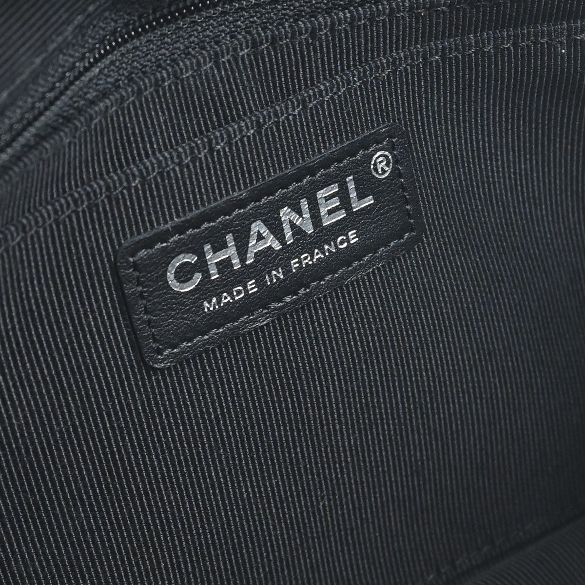 Chanel 2018 Black Denim Tweed Patchwork Single Flap Shoulder Bag