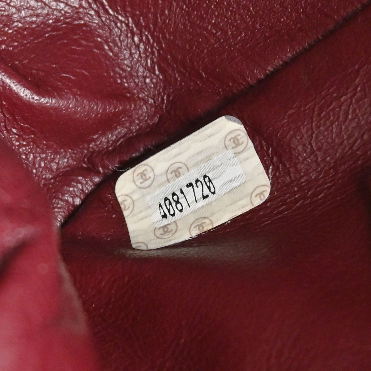 Chanel 1996-1997 Black Lambskin Kiss Lock Handbag