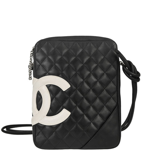 Chanel Black Calfskin Cambon Ligne Shoulder Bag