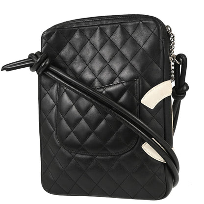 Chanel Black Calfskin Cambon Ligne Shoulder Bag