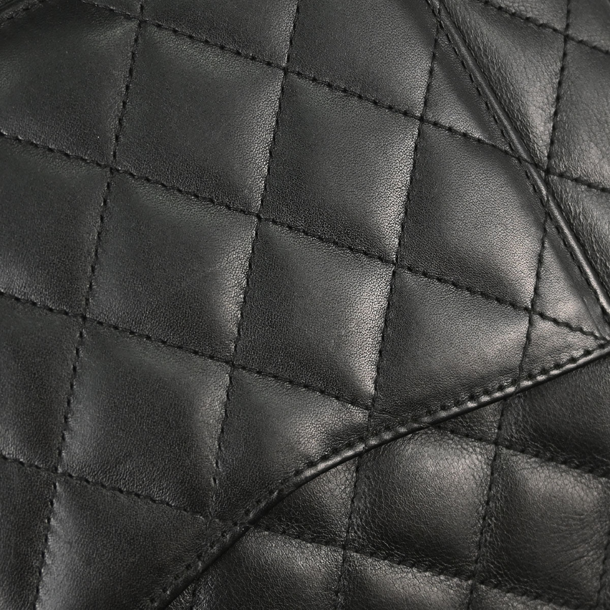 Chanel Black Calfskin Cambon Ligne Shoulder Bag