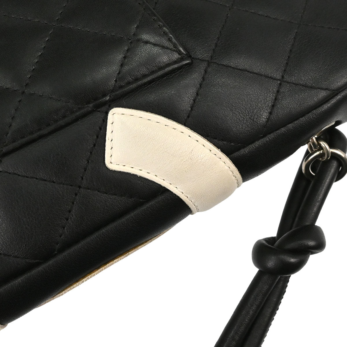 Chanel Black Calfskin Cambon Ligne Shoulder Bag