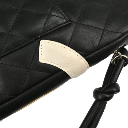 Chanel Black Calfskin Cambon Ligne Shoulder Bag