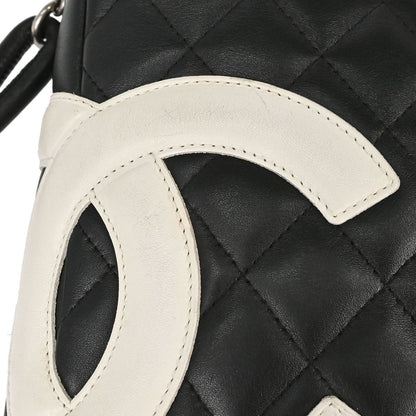 Chanel Black Calfskin Cambon Ligne Shoulder Bag