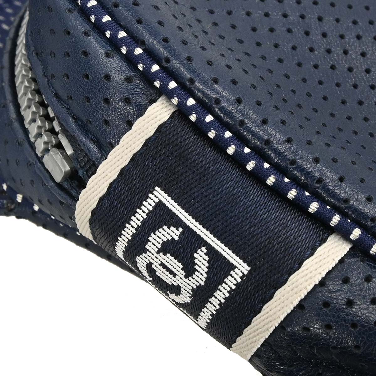 Chanel Navy Perforated Lambskin Sport Line Shoulder Bag