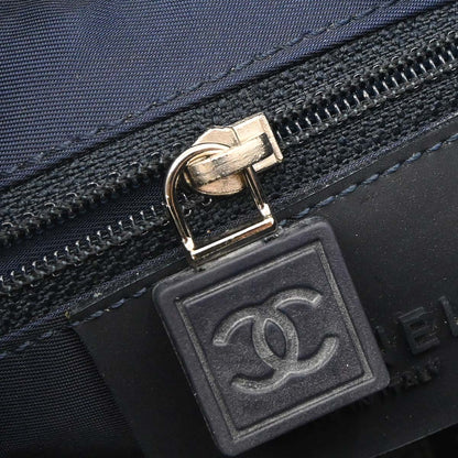 Chanel Navy Perforated Lambskin Sport Line Shoulder Bag