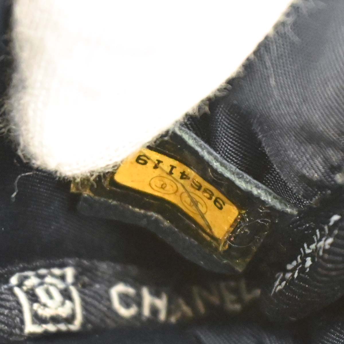 Chanel Navy Perforated Lambskin Sport Line Shoulder Bag