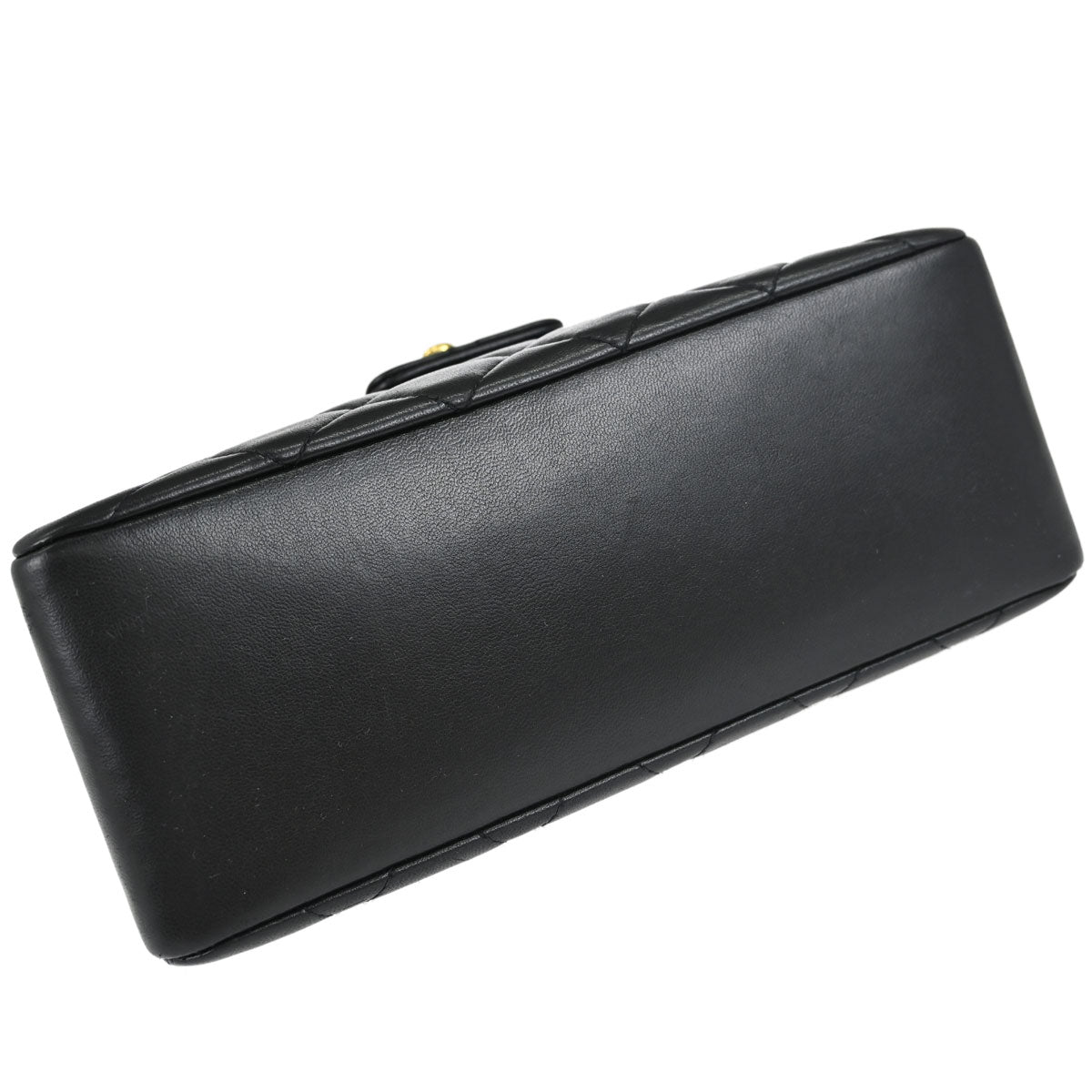 Chanel Black Lambskin Top Handle Handbag
