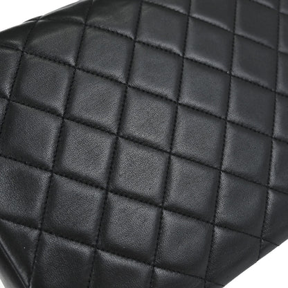 Chanel Black Lambskin Top Handle Handbag