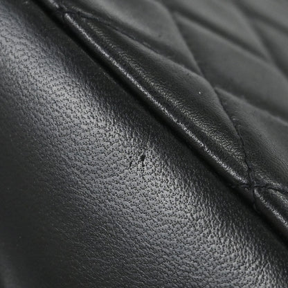 Chanel Black Lambskin Top Handle Handbag