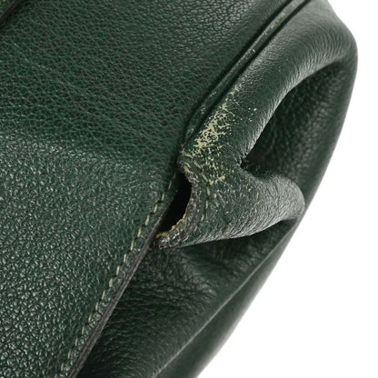 Hermes Green Buffle Skipper Drag Voyage 48 Travel Handbag