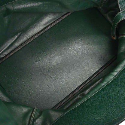 Hermes Green Buffle Skipper Drag Voyage 48 Travel Handbag