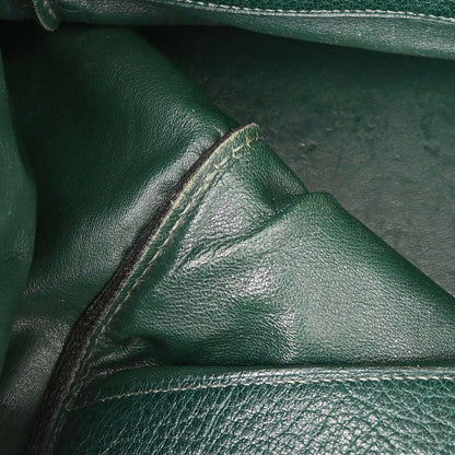 Hermes Green Buffle Skipper Drag Voyage 48 Travel Handbag