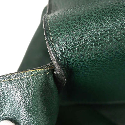 Hermes Green Buffle Skipper Drag Voyage 48 Travel Handbag